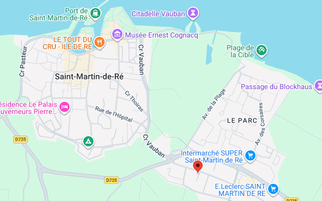 nouveau-cabinet-st-martin-re Carte situation du cabinet d'hypnose à Saint Martin de ré de Jennifer Barrault